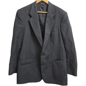 Christian Dior Monsieur Mens Vtg Union Tag 100% Wool Plaid Sport Coat Blazer 41